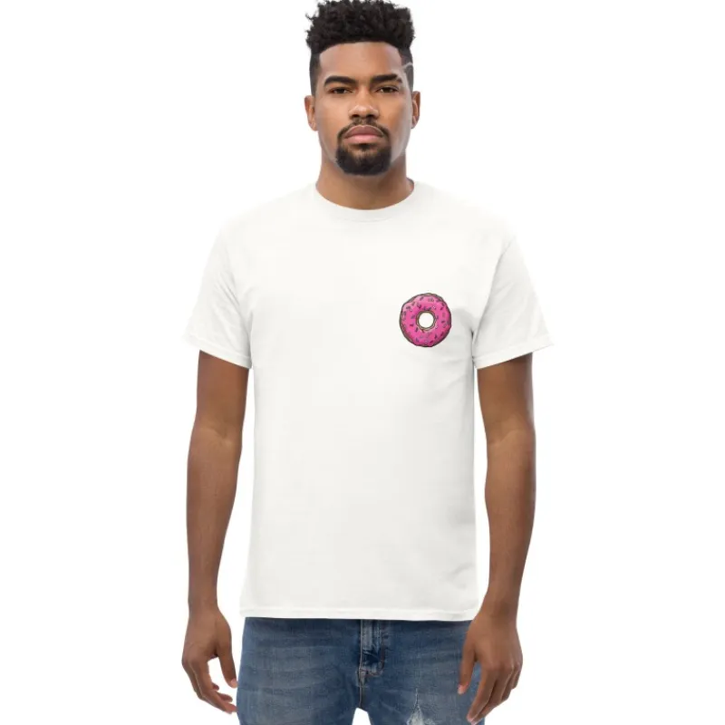 Printful Simpsons Y Futurama^Camiseta rosquilla de Homer Los Simpson