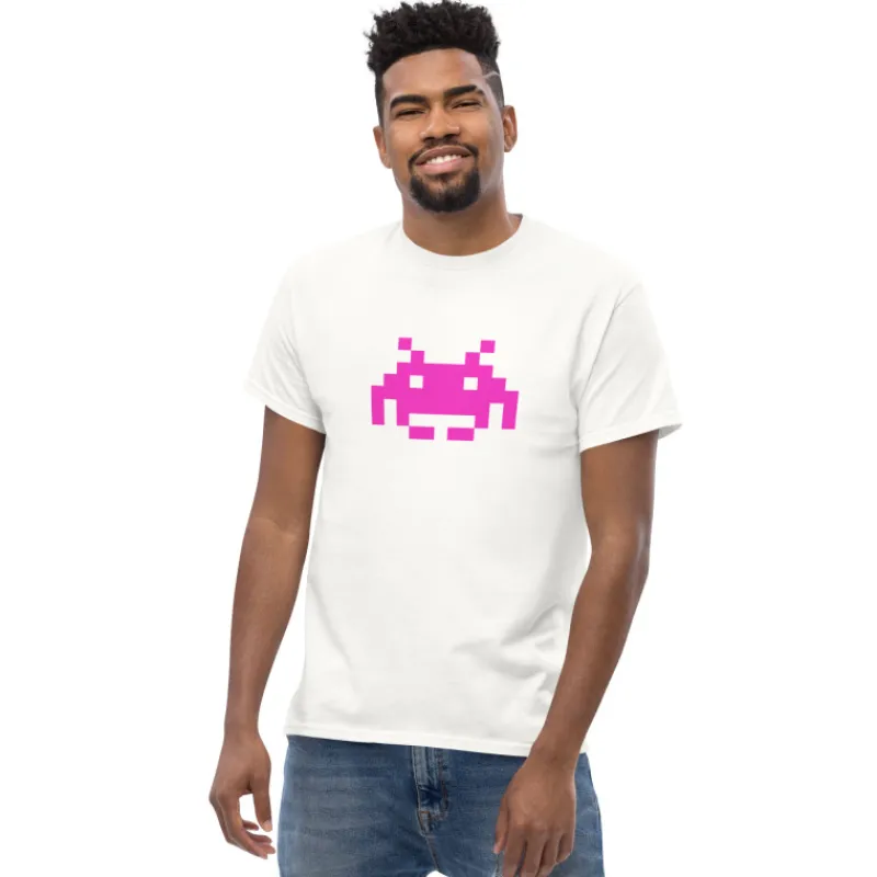 Online Camiseta Space Invaders Arcade con Marcianito en Grande Regalos Y Coleccionismo Para Gamers - Cosas De Videojuegos Míticos