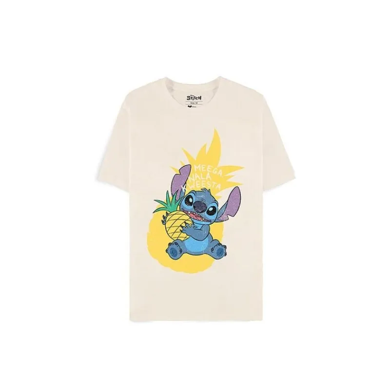 DIFUZED Películas Y Personajes De Disney ·Lilo Y Stitch|Ropa Disney^Camiseta Stitch con Piña Disney