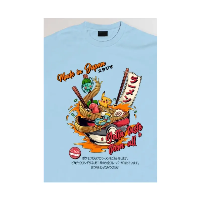 New Camiseta Taste Them All Pokemon Made In Japan Moda Pokemon|Regalos Y Coleccionismo Para Gamers - Cosas De Videojuegos Míticos