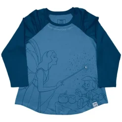 Discount Camiseta Unisex Pinocchio Blue Fairy Shirred Raglan Talla L Bolsos Y Carteras Disney