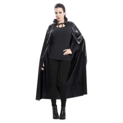 Disfrazzes Prendas Accesorias Para Disfraces|Accesorios Halloween Y Terror ^Capa Negra de 120 cm para adultos