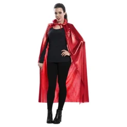 Disfrazzes Prendas Accesorias Para Disfraces|Accesorios Halloween Y Terror ^Capa Roja de 120 cm para adultos