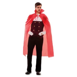 Disfrazzes Prendas Accesorias Para Disfraces|Accesorios Halloween Y Terror ^Capa roja para hombre