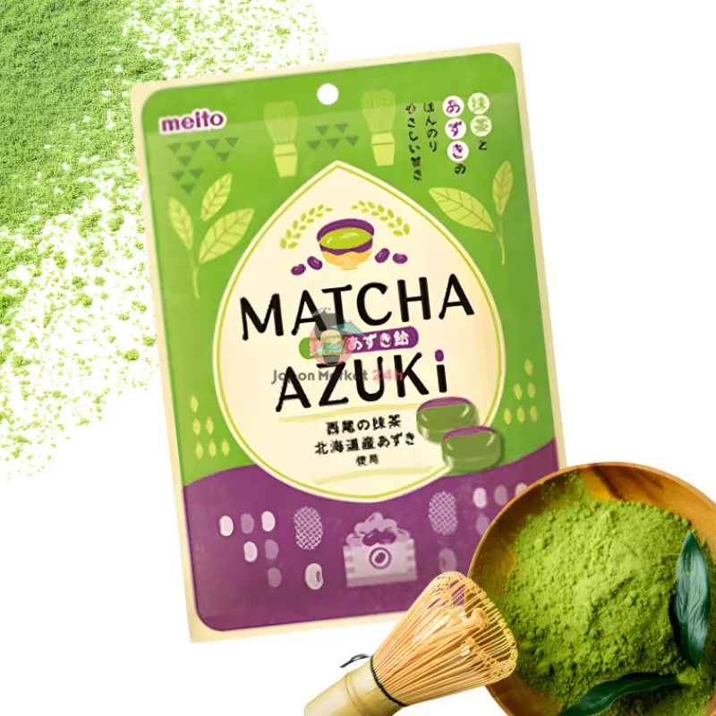 Online Caramelos Meito Matcha Azuki 45g Chuches Japonesas