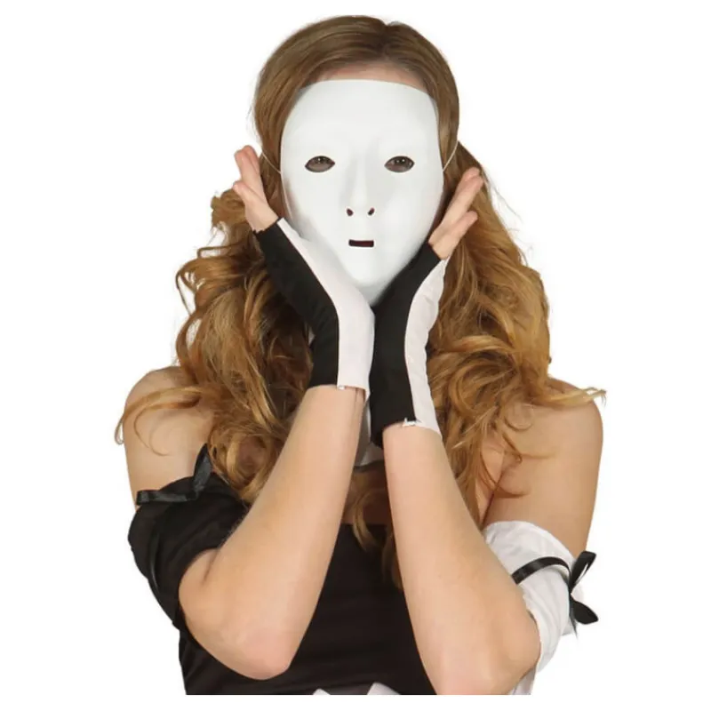 Best Careta blanca. Ideal para decorar. Antifaces Y Gafas Para Disfraces|Accesorios Halloween Y Terror