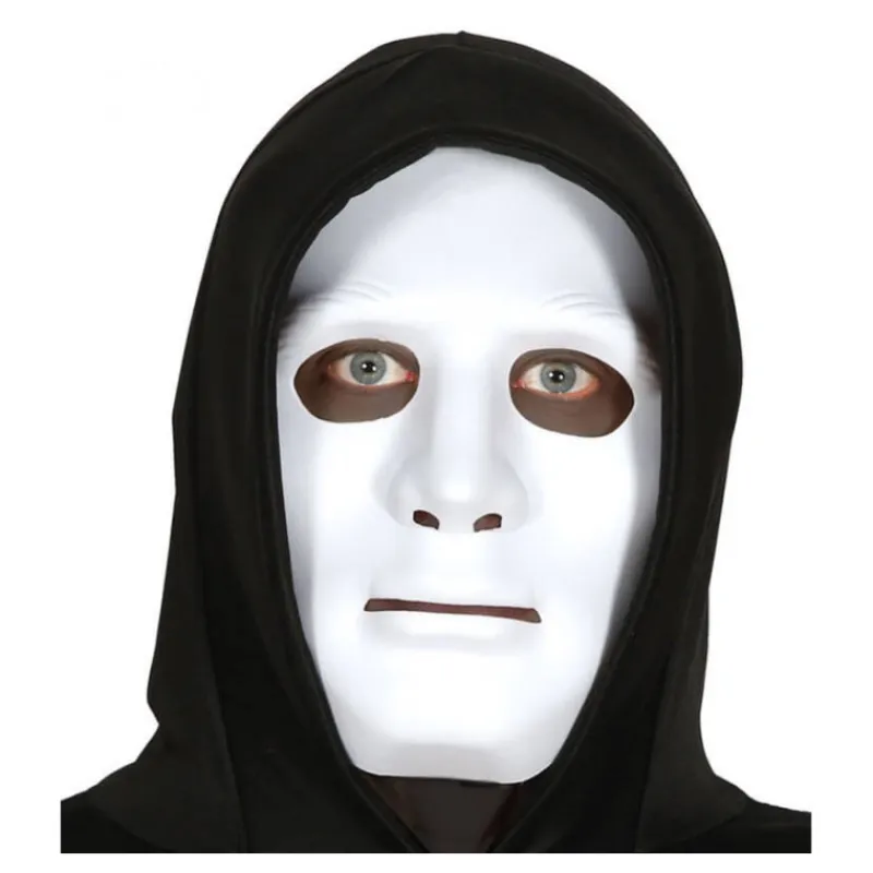 Disfrazzes Antifaces Y Gafas Para Disfraces|Accesorios Halloween Y Terror ^Careta blanca. Ideal para decorar