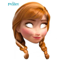New Careta de Anna de Frozen El reino del hielo de cartón Antifaces Y Gafas Para Disfraces
