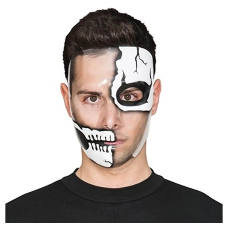 Disfrazzes Accesorios Halloween Y Terror ^Careta de Esqueleto 17x21 cm