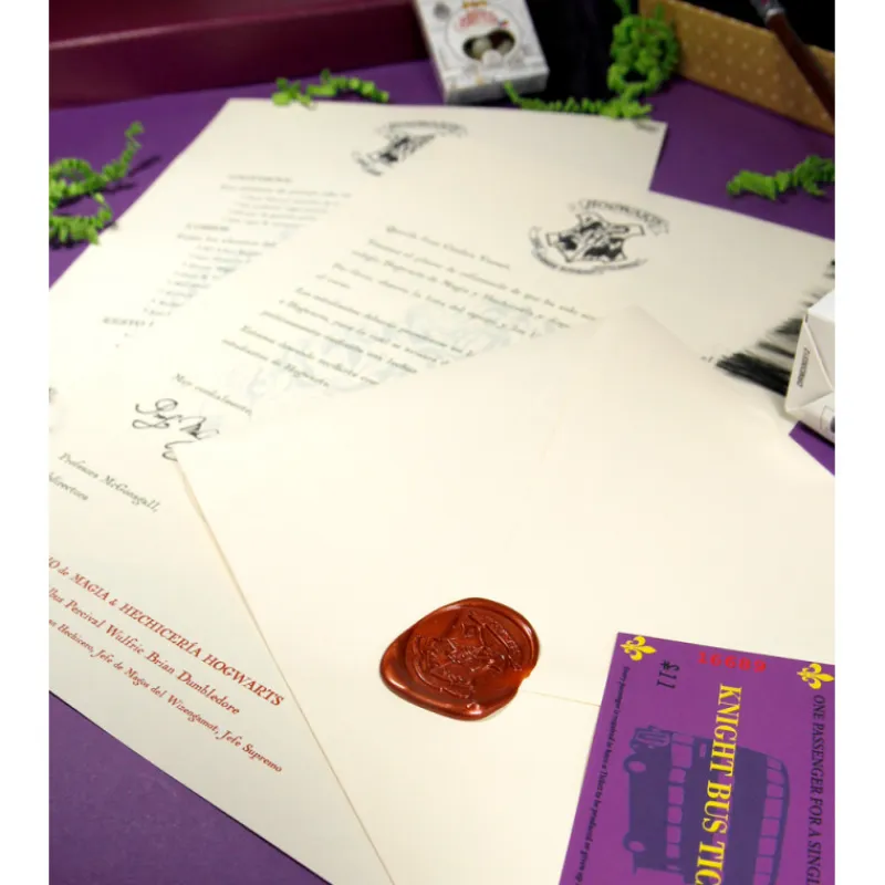 Frikileria Replicas Colección Harry Potter^Carta Hogwarts personalizada