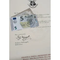 Frikileria Replicas Colección Harry Potter^Carta Hogwarts personalizada