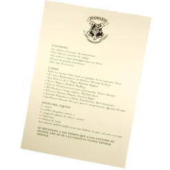 Frikileria Replicas Colección Harry Potter^Carta Hogwarts personalizada