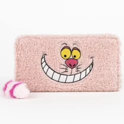 New Cartera Borrego Disney Alicia Rosa 100% Polyester Películas Y Personajes De Disney ·Alicia Y Cheshire|Bolsos Y Carteras Disney