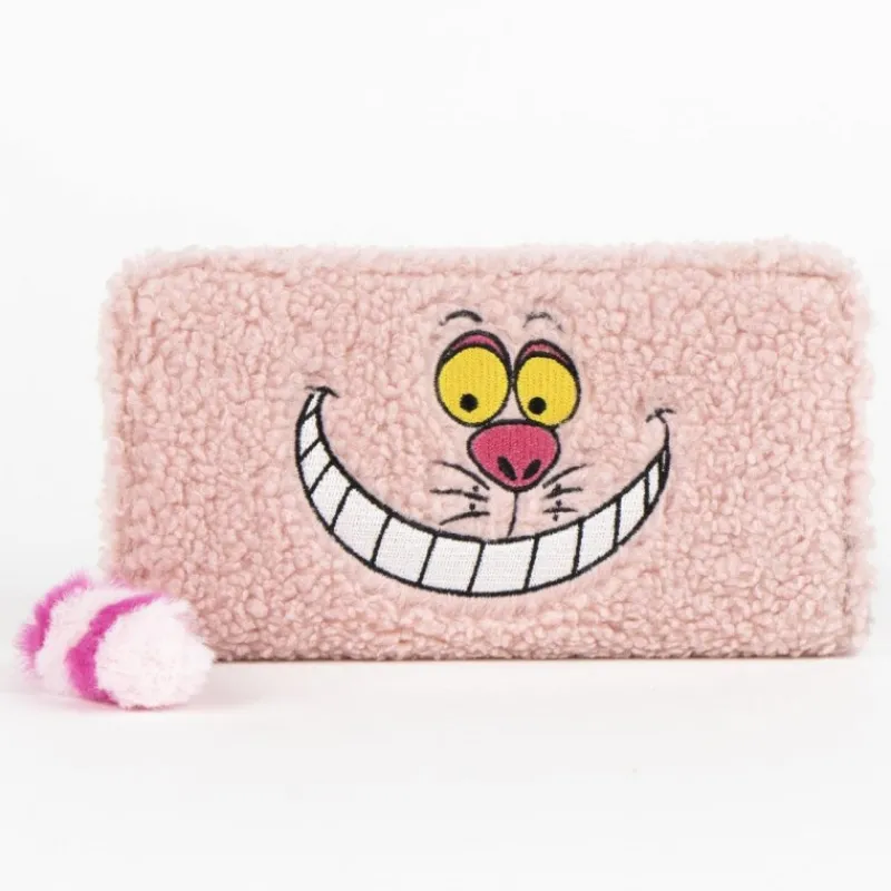New Cartera Borrego Disney Alicia Rosa 100% Polyester Películas Y Personajes De Disney ·Alicia Y Cheshire|Bolsos Y Carteras Disney