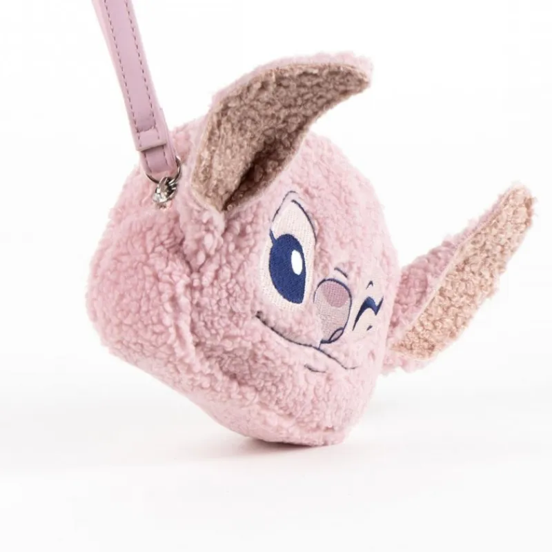 Cerdá Adult Películas Y Personajes De Disney ·Lilo Y Stitch|Bolsos Y Carteras Disney^Cartera Borreguillo Stitch Angel Rosa 100% Poliéster