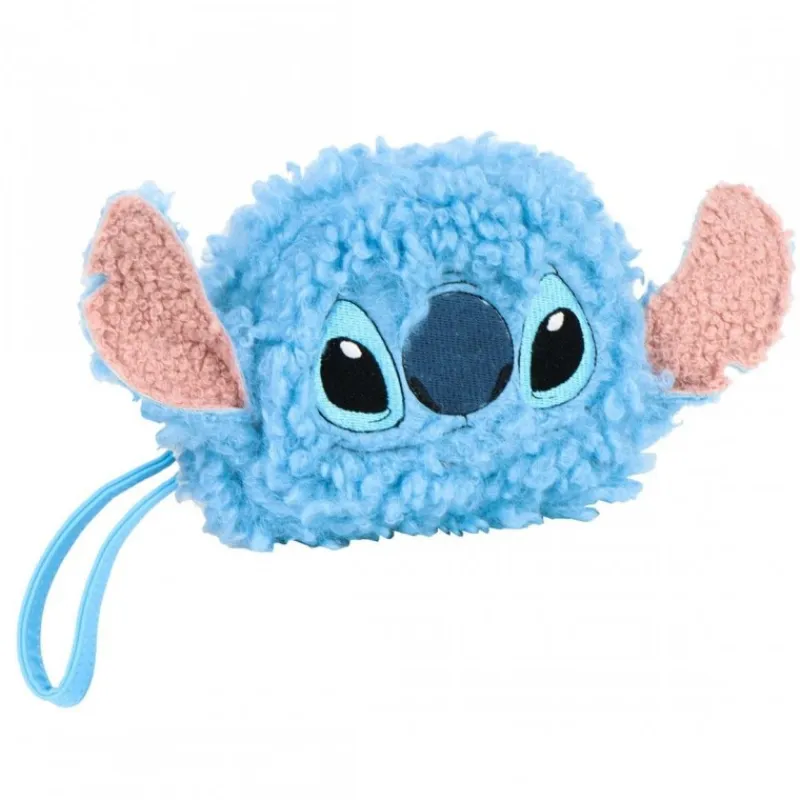 Cartera Borreguillo Stitch Azul 100% Poliéster Películas Y Personajes De Disney ·Lilo Y Stitch|Bolsos Y Carteras Disney