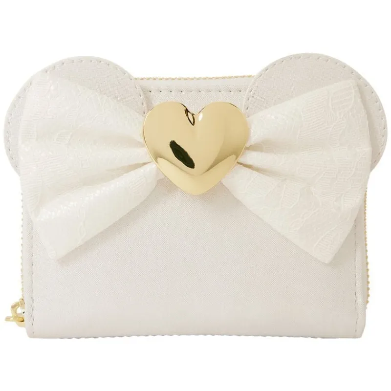 Loungefly Películas Y Personajes De Disney ·Mickey & Minnie|Bolsos Y Carteras Disney^Cartera con cremallera Minnie Mouse Diseño Boda