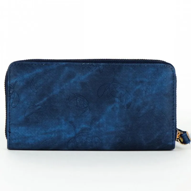 Best Cartera de Polipiel Azul de Stitch 100% PU Películas Y Personajes De Disney ·Lilo Y Stitch|Bolsos Y Carteras Disney