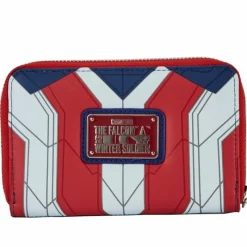 Loungefly Superhéroes Marvel|Complementos Marvel^Cartera Marvel Falcon Capitán América Cosplay