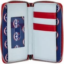 Loungefly Superhéroes Marvel|Complementos Marvel^Cartera Marvel Falcon Capitán América Cosplay