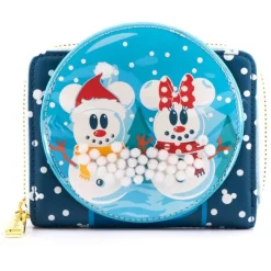 Loungefly Películas Y Personajes De Disney ·Mickey & Minnie|Bolsos Y Carteras Disney^Cartera Mickey & Minnie Bola de nieve