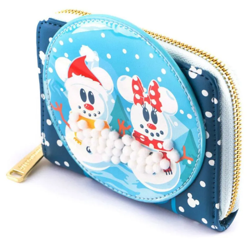 Loungefly Películas Y Personajes De Disney ·Mickey & Minnie|Bolsos Y Carteras Disney^Cartera Mickey & Minnie Bola de nieve