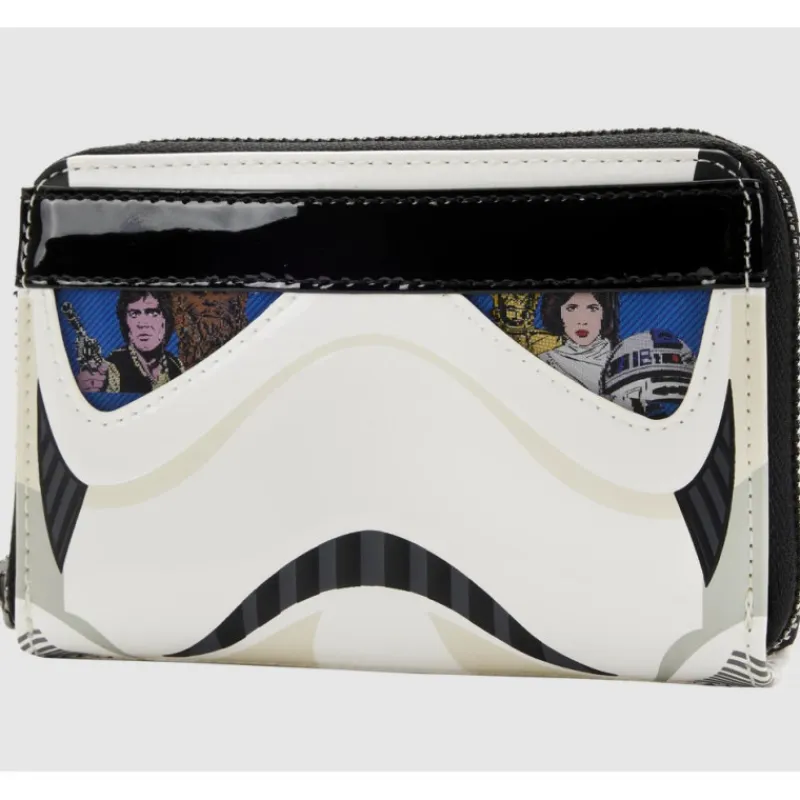 Loungefly Regalos Star Wars Por Personaje |Complementos Star Wars^Cartera Stormtrooper Star Wars Lenticular