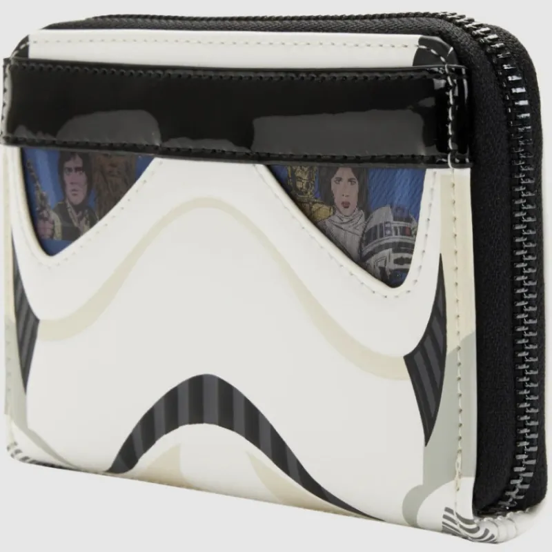 Loungefly Regalos Star Wars Por Personaje |Complementos Star Wars^Cartera Stormtrooper Star Wars Lenticular