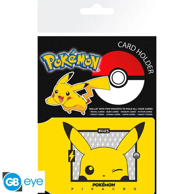 Clearance Cartera Tarjetero Pikachu Pokemon No. 25 Pikachu|Complementos Pokemon