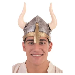 Disfrazzes Sombreros Y Cascos Para Disfraces ^Casco de Bárbaro con Cuernos