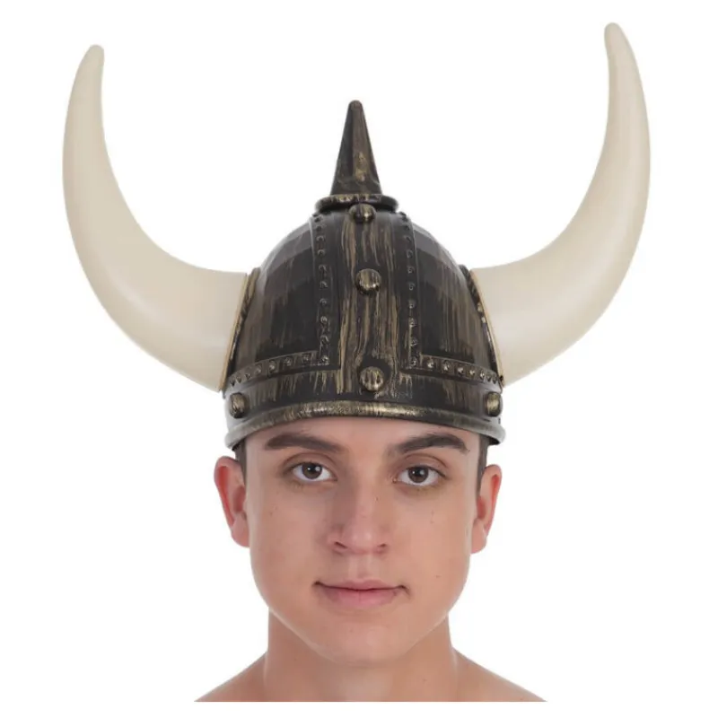 Disfrazzes Sombreros Y Cascos Para Disfraces ^Casco de Vikingo para adultos