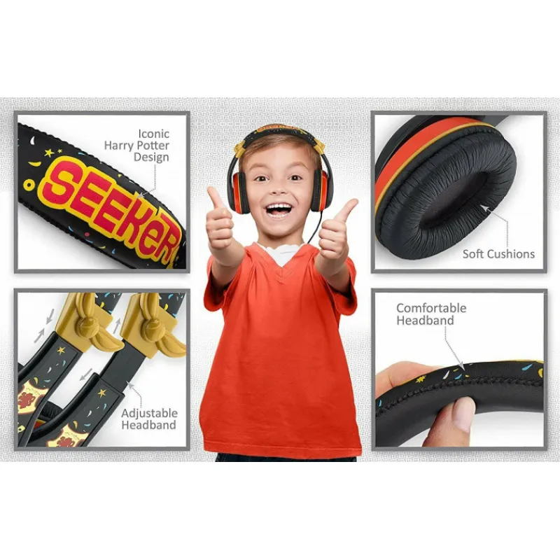 Niños Ekids Harry Potter Para Niños|Descuentos Gaming^Cascos Auriculares Harry Potter Chibi