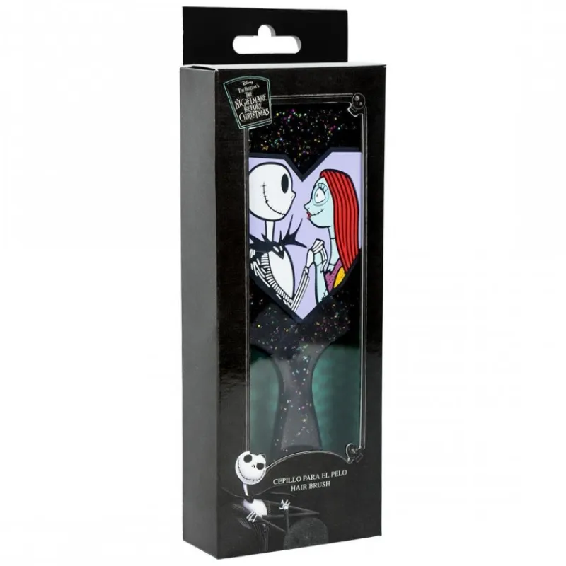 Cerdá Adult Pesadilla Antes De Navidad^Cepillo Rectangular Nightmare Before Christmas de Plástico Negro