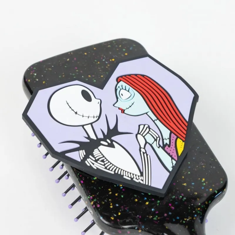 Cerdá Adult Pesadilla Antes De Navidad^Cepillo Rectangular Nightmare Before Christmas de Plástico Negro