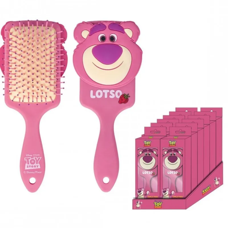 Cerdá Adult Películas Y Personajes De Disney ·Toy Story^Cepillo Rectangular Toy Story Lotso de Plástico ABS Rosa