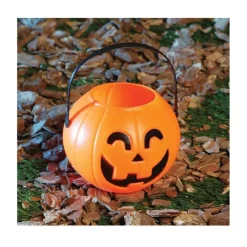 Disfrazzes Accesorios Halloween Y Terror ^Cesta Calabaza 11 cm de plástico para Halloween