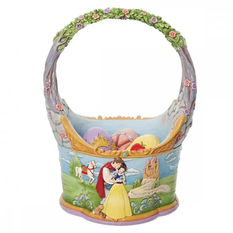 Enesco Figuras Disney De Colección ^Cesta De Pascua Con 3 Huevos Blancanieves (Disney)