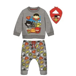 Niños Cerdá Kids Marvel Y Dc Para Niños|Ropa Y Téxtil: Cosas Que Ponerse Para Niños ^CHANDAL COTTON BRUSHED 3 PIEZAS JUSTICE LEAGUE