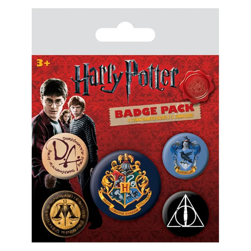 Pyramid International Bolsos Y Complementos Harry Potter^Chapas Harry Potter Hogwarts