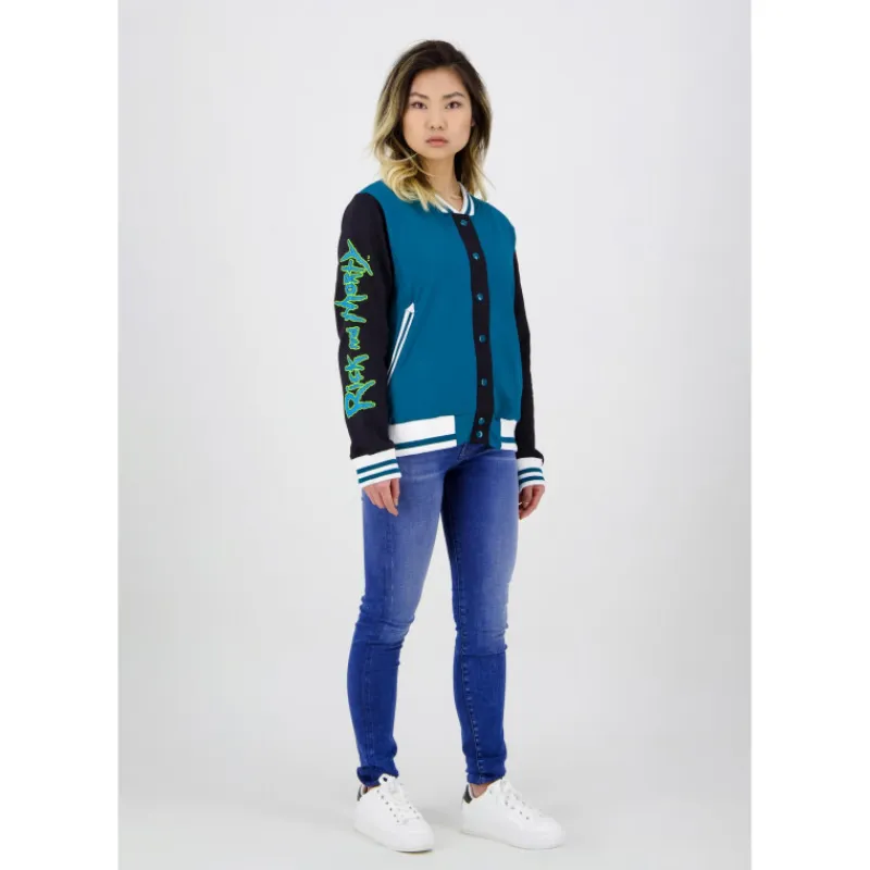 DIFUZED Rick And Morty^Chaqueta beisbol Rick y Morty