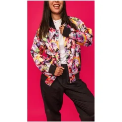 Hot Chaqueta Bomber Ositos Amorosos como Monstruos de Universal Monstruos De La Universal