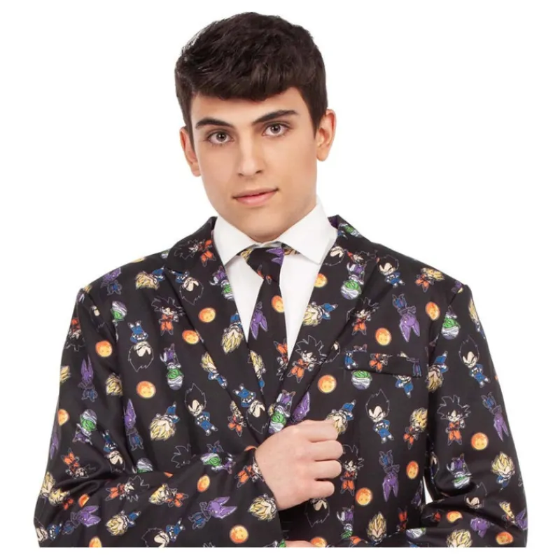 Hot Chaqueta de Dragon Ball para Hombre con Corbata Hombre Disfraces Hombre|Disfraces Manga Y Anime