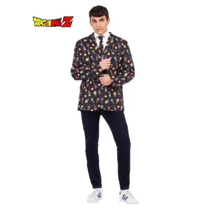 Hot Chaqueta de Dragon Ball para Hombre con Corbata Hombre Disfraces Hombre|Disfraces Manga Y Anime