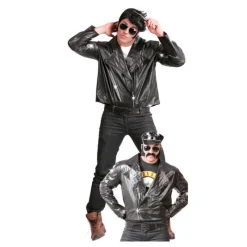 Hot Chaqueta de Motorista o de Rockero negra para hombre Hombre Disfraces Hombre|Disfraces Cine
