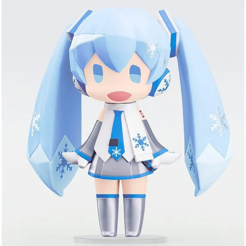 Discount Character Vocal Series 01: Hatsune Miku Figura HELLO! GOOD SMILE Snow Miku 10 cm Figuras