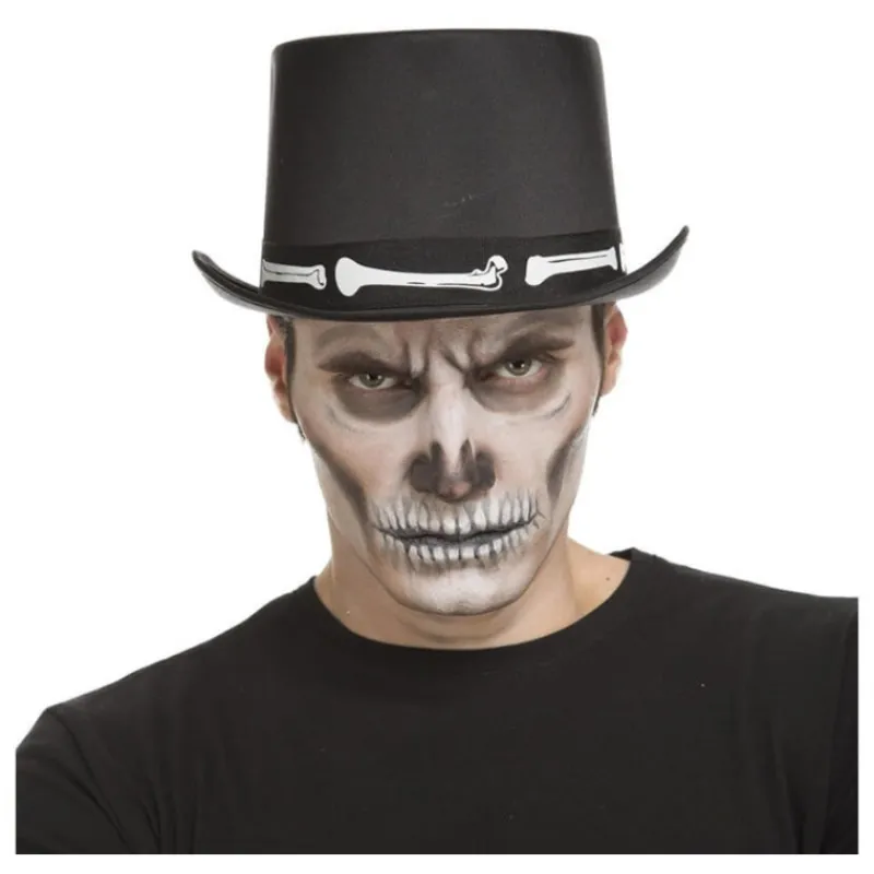 Discount Chistera de Huesos de Esqueleto Sombreros Y Cascos Para Disfraces |Accesorios Halloween Y Terror