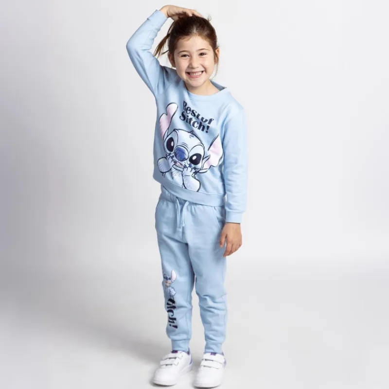Cerdá Kids Stitch Kids^Chándal Infantil de Stitch – Comodidad y Estilo en Algodón