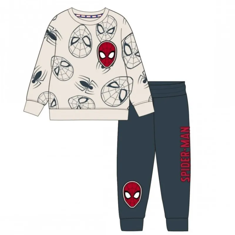 Chándal Spiderman Niños 3-8 Años 60% Algodón Niños Marvel Y Dc Para Niños|Ropa Y Téxtil: Cosas Que Ponerse Para Niños