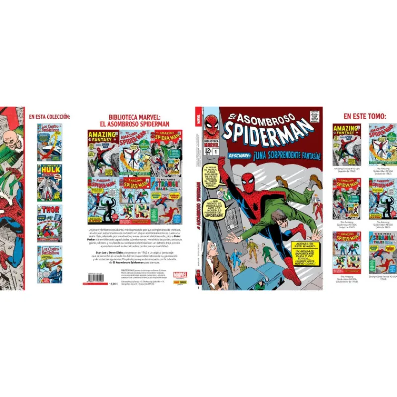 SD Toys Superhéroes Marvel|Coleccionismo Marvel^Cómic El asombroso Spiderman 1 Biblioteca Marvel