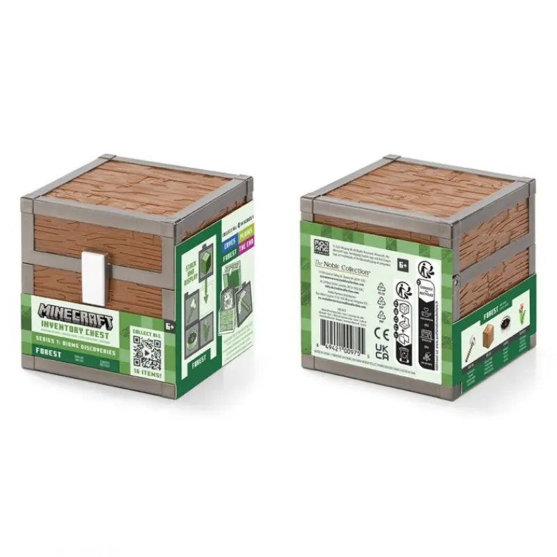 The Noble Collection Minecraft|Regalos Y Coleccionismo Para Gamers - Cosas De Videojuegos Míticos^Cofre de Botín Bosque Minecraft